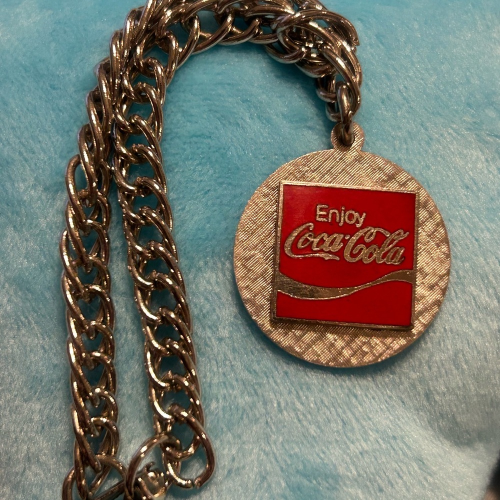 Coca-Cola Vintage Enameled Charm Bracelet